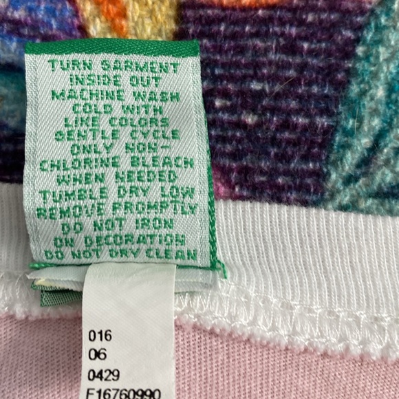 T-shirt with pink body/white 3/4 sleeves w/ “Green Beer Taste Tester” insignia - Picture 6 of 6